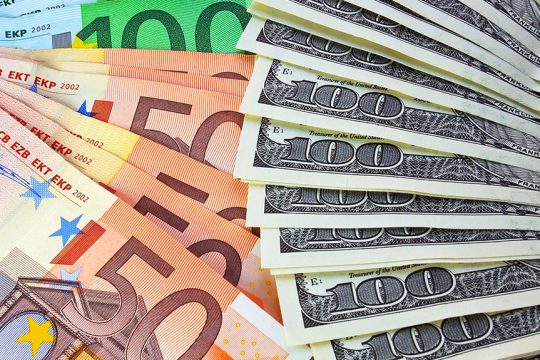 euros - dollars